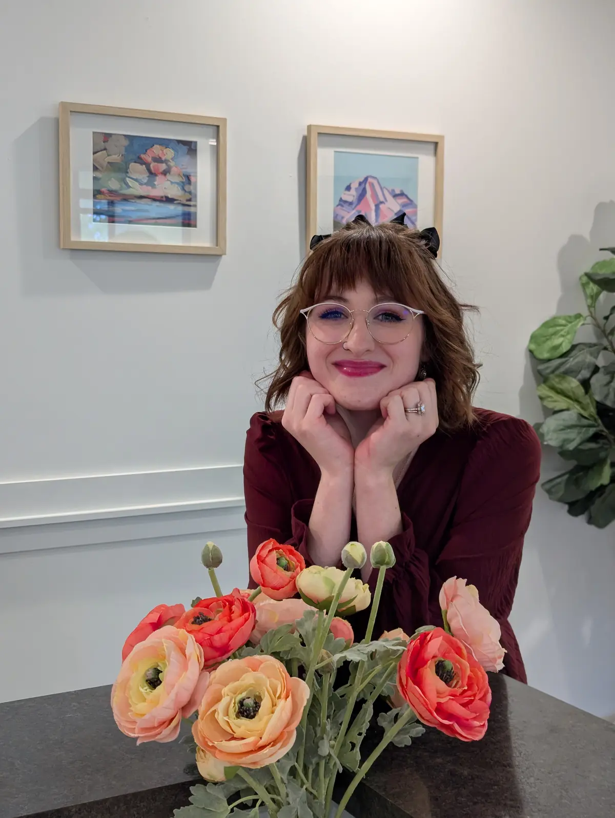Jessica Doerksen, Song Room Studios's Administrative Assistant and one of the voice instructors.